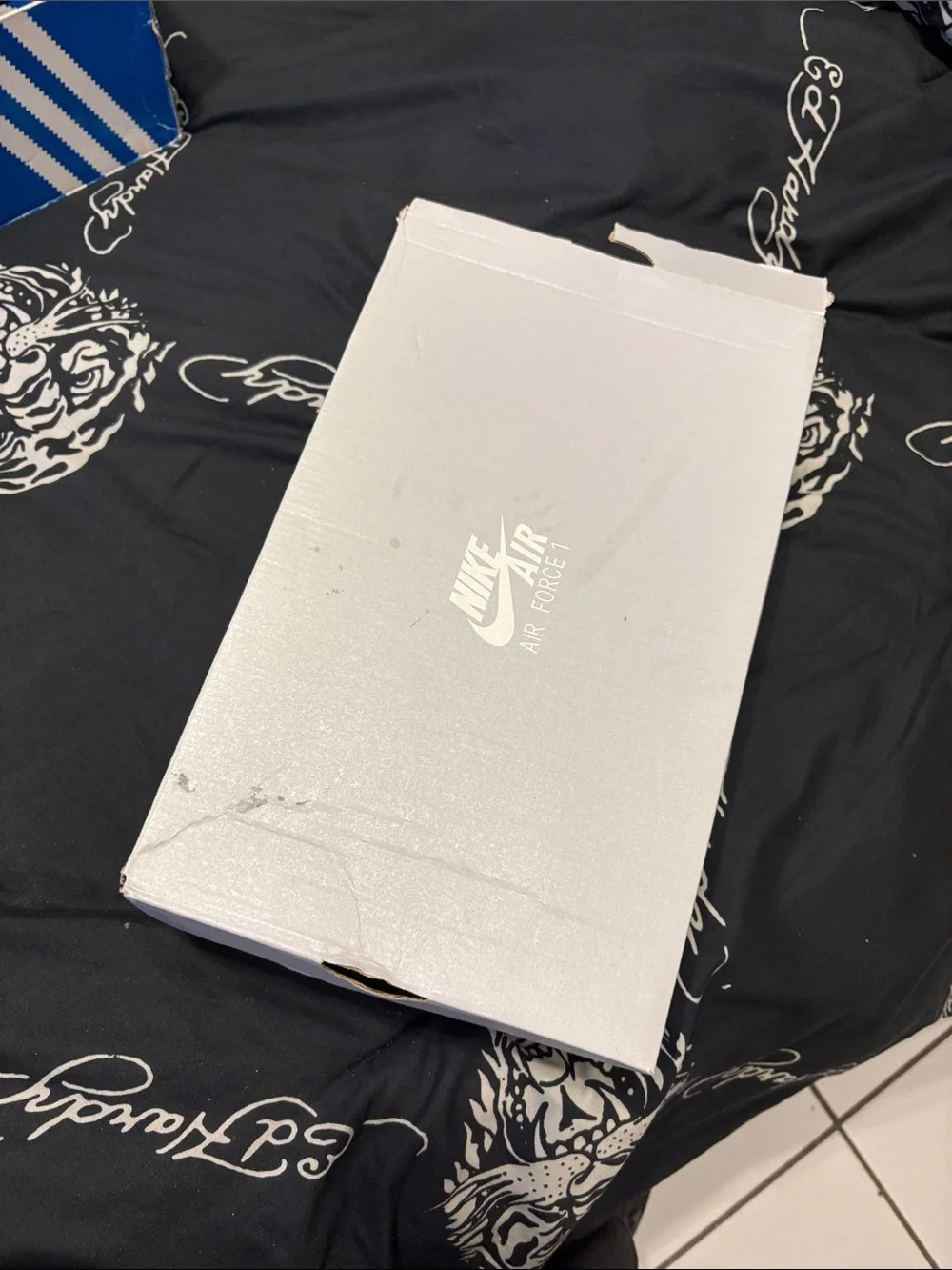 Nike White AF1 sneakers size 8